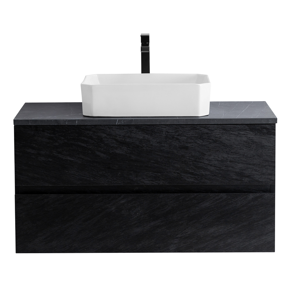 Приобрести cezares тумба со столешницей molveno 46 100 см nero, черная molveno 46-100-2c-so-nr