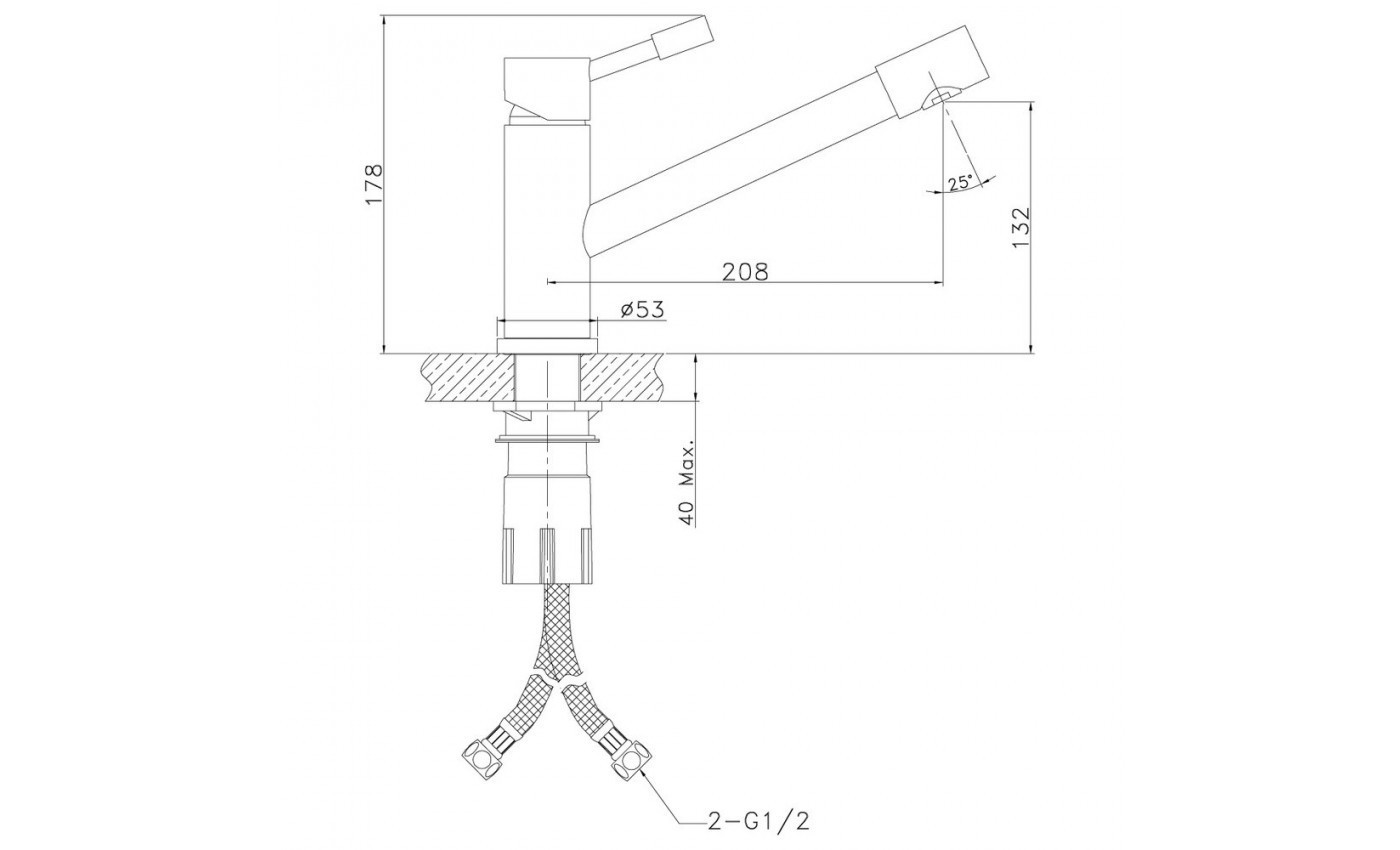 Приобрести lemark смеситель для кухни expert с подключением к фильтру, сталь lm5072s