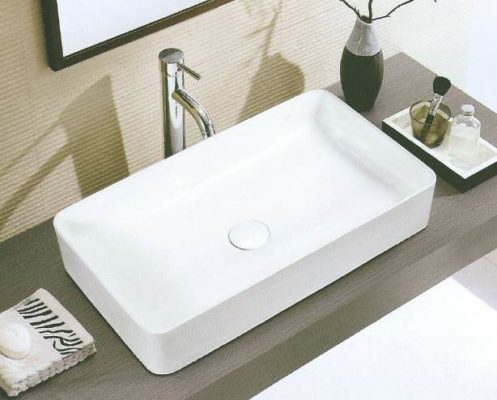 Приобрести раковина накладная ceramalux 60 см 9396