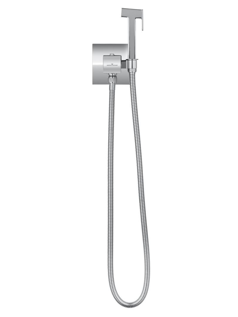 Приобрести смеситель с гигиеническим душем и термостатом встраиваемый wonzon & woghand, хром (ww-88829910-cr)