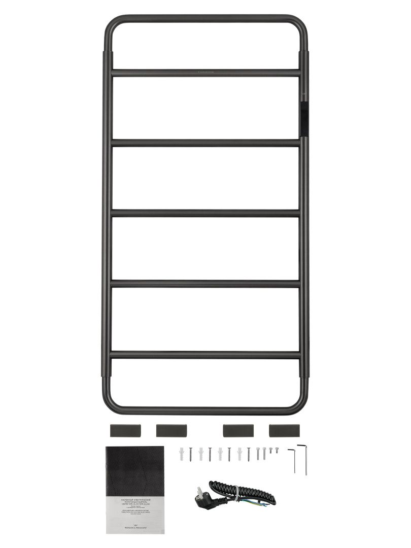Приобрести полотенцесушитель электрический wonzon & woghand wismar, темный графит (ww-al202-gm)