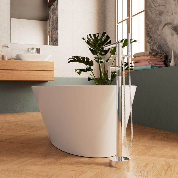 Приобрести frank акриловая ванна f6106 white,178х85 см, отдельностоящая