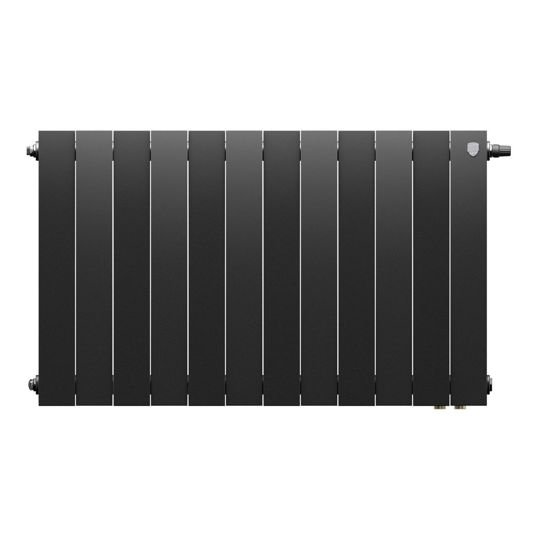 Приобрести royal thermo радиатор биметаллический pianoforte 500 /noir sable ( черный графит ) vdr80 - 12 секц.