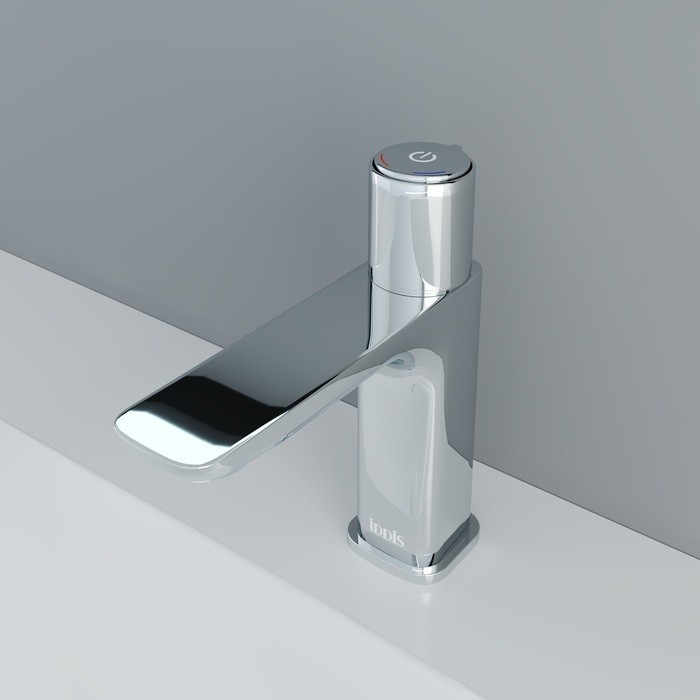 Приобрести iddis смеситель для раковины slide push control 182мм, хром slisbbti01