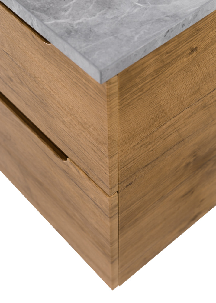 Приобрести belbagno тумба со столешницей etna-h60 80 см, подвесная rovere nature