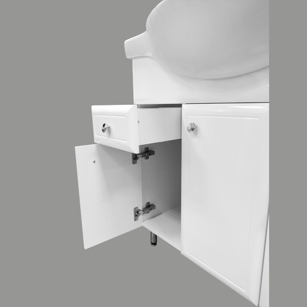 Приобрести сomforty тумба с раковиной "сочи-85" белый глянец