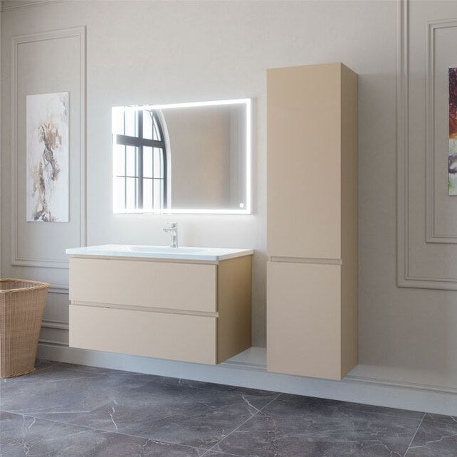 Приобрести caprigo пенал sydney 40 см, бежевая, эмаль