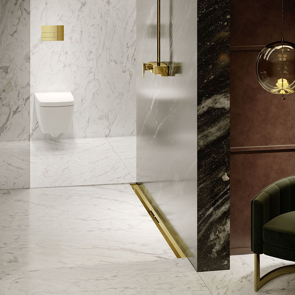 Приобрести tece кнопка смыва square ii pvd для инсталляции, матовое золото 9240838