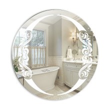 Loranto Зеркало Санторини D650, пескоструйный рисунок ФР-00001078