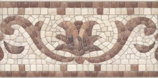 Приобрести бордюр настенный kerama marazzi олимпия беж узор