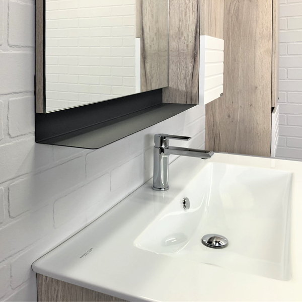 Приобрести сomforty зеркало-шкаф "страсбург-90" дуб дымчатый