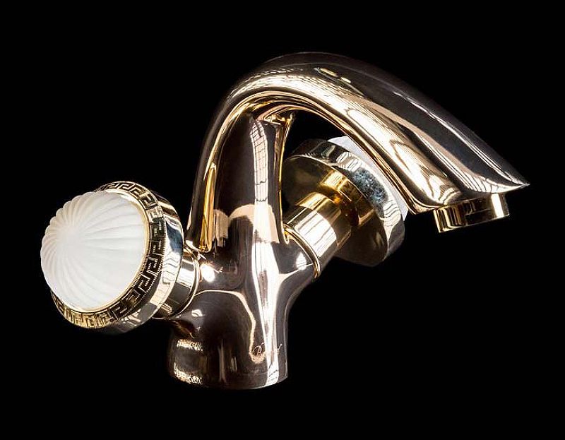 Приобрести boheme смеситель для раковины satine, золото 291-st