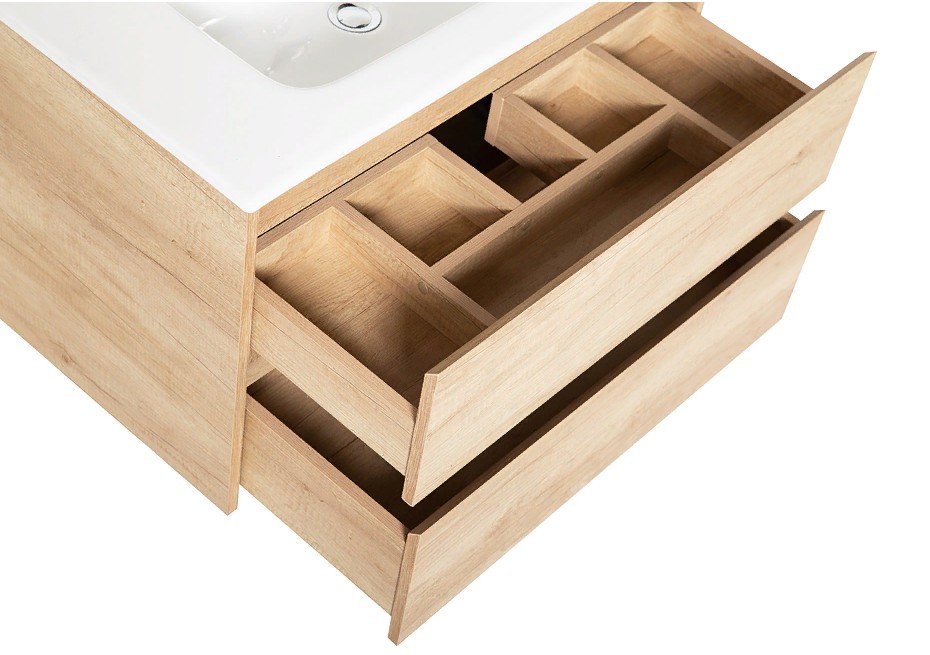 Приобрести тумба подвесная с раковиной belbagno kraft-1000-2c-so-rnn 100 см, rovere nebrasca nature