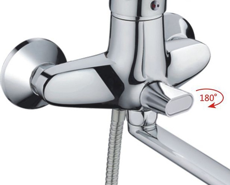 Приобрести haiba смеситель для ванны 220мм, хром hb-2265