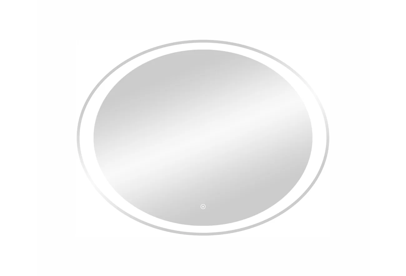 Приобрести continent зеркало с подсветкой credo 90х70 см, белое