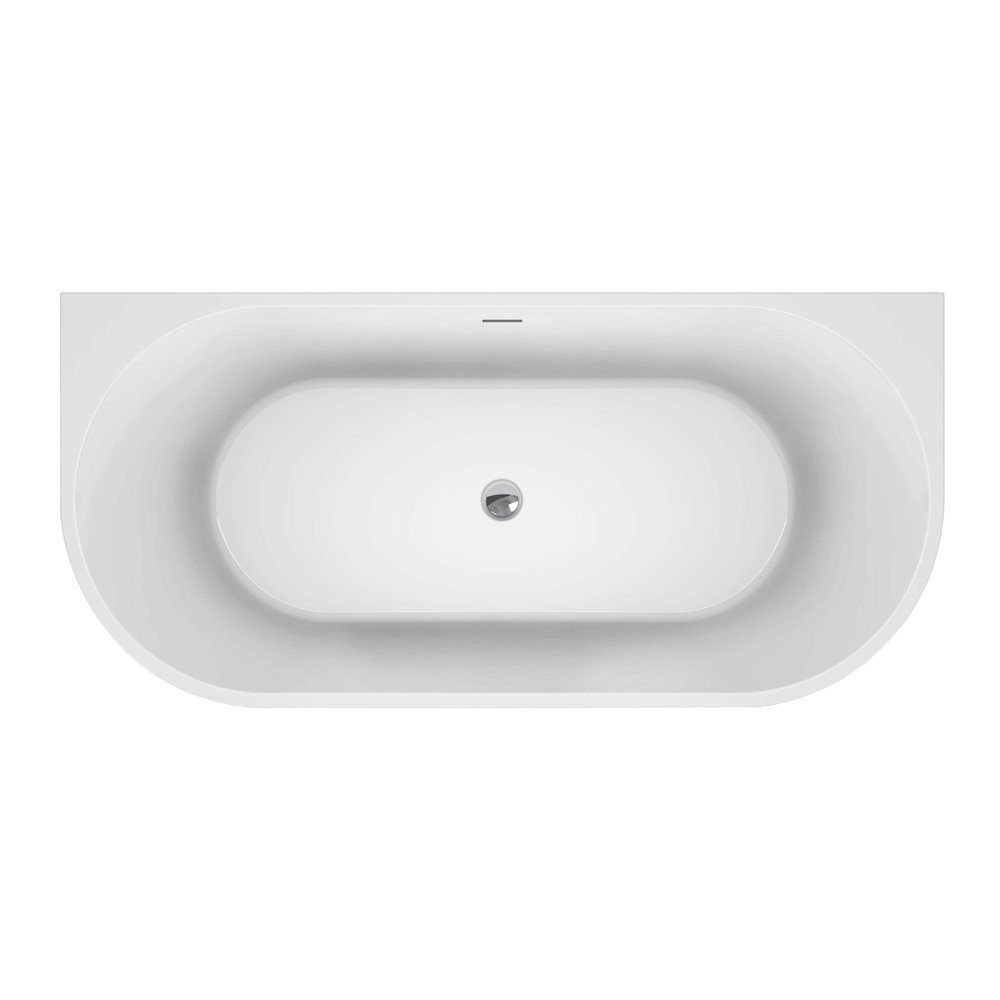 Приобрести belbagno акриловая ванна 140х75 см, пристенная, белая bb710-1400-750