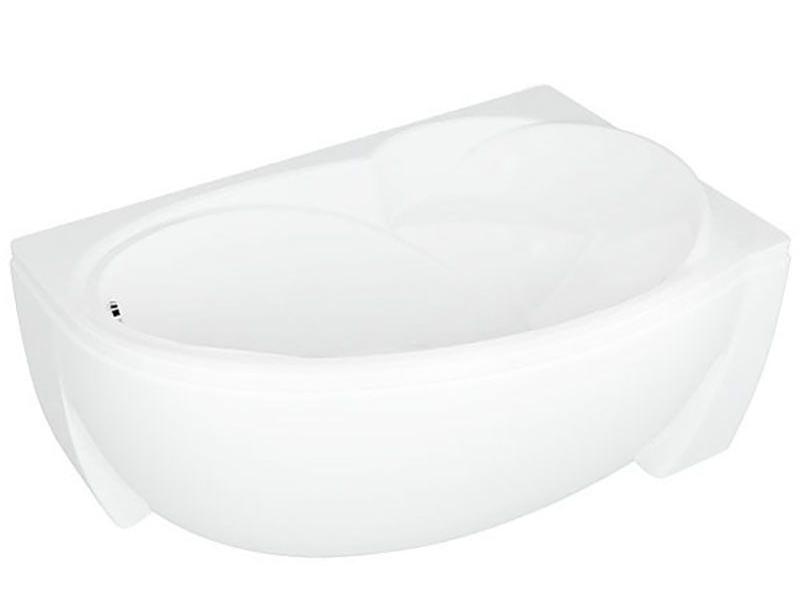 Приобрести акриловая ванна асимметричная aquatek бетта r 150x95 см