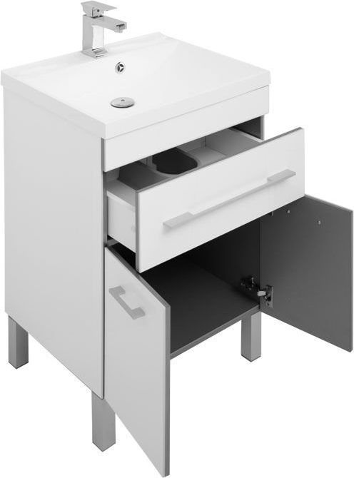 Приобрести aquanet тумба с раковиной верона 58 см, белая 00287667