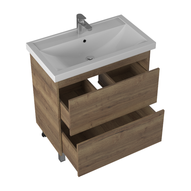 Приобрести briz тумба напольная ricci tobacco 80 см, дуб веллингтон, т8-80