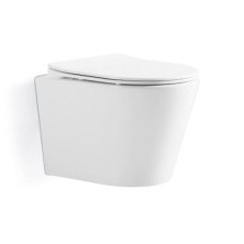 Sole Унитаз подвесной Torr Turbo, безободковый с сиденьем дюропласт, микролифт УТ000090240