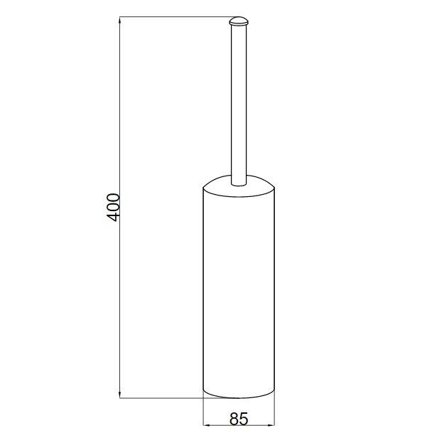 Приобрести boheme ершик для унитаза murano, бронза\черный 10908-b