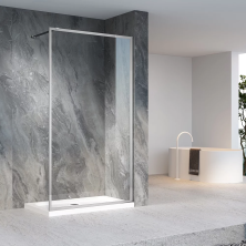 Veconi Душевая перегородка Korato 70x200 см, хром, прозрачное KR81-70-01-C7