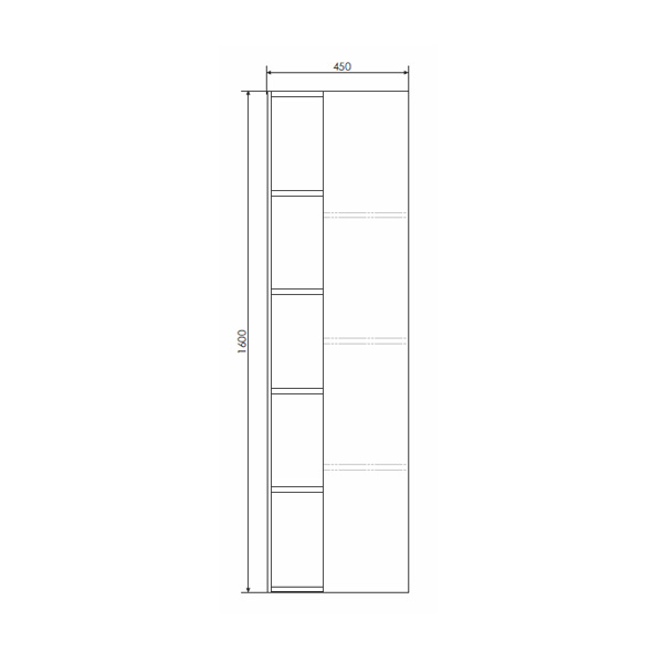 Приобрести сomforty пенал "прага-45" дуб белый