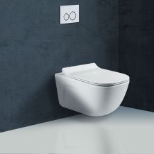 Vincea Унитаз подвесной Idea, ультратонкое сиденье, микролифт, белый VT1-33