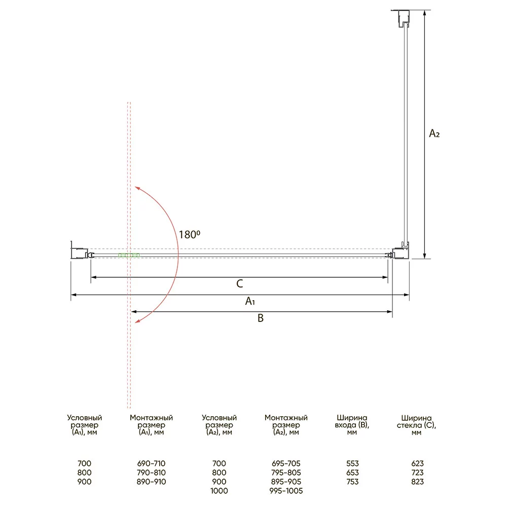 Приобрести veconi душевое ограждение rovigo 80х80 см, хром, прозрачное rv033-8080-01-c7