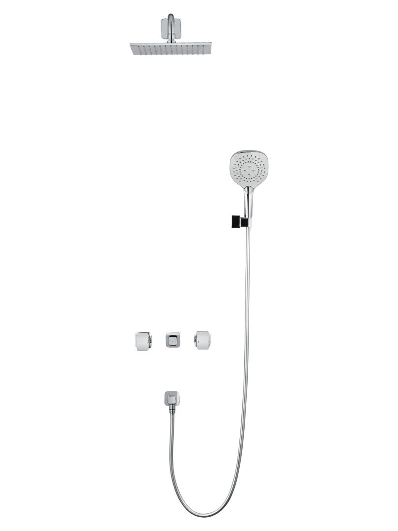 Приобрести душевая система встраиваемая wonzon & woghand shakespeare, хром (ww-654701-cr)