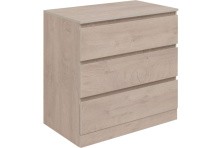 Aquanet Комод Сканди 80x48 см, Дуб крафт (6 ящиков)