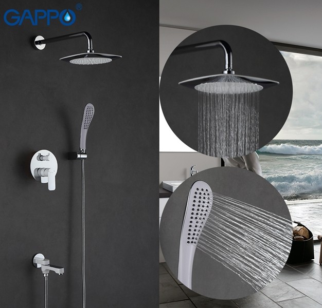 Приобрести душевой комплект gappo g7148-8