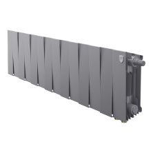 Royal Thermo Радиатор биметаллический Pianoforte 200 /Silver Satin ( серебристый ) VDR - 14 секц.