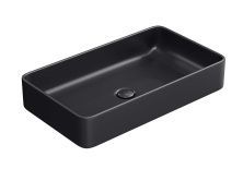 Hayzburg Накладная раковина чаша 61х35 см, черный матовый HB-0038MB