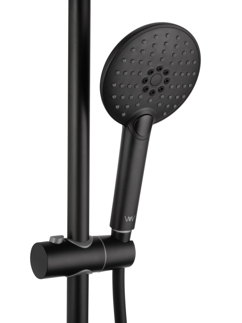 Приобрести душевая система wonzon & woghand click, черный матовый (ww-n3s962-mb)