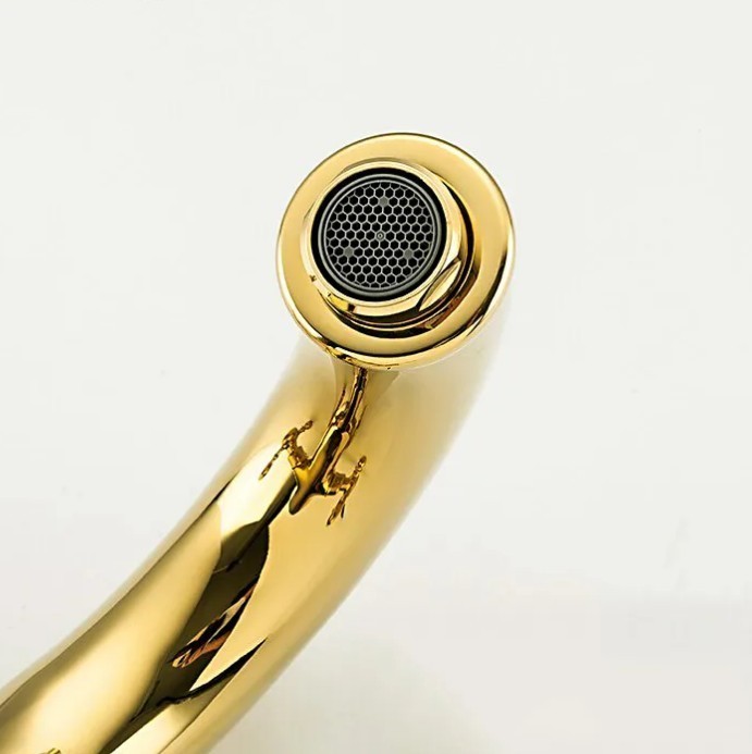 Приобрести gappo смеситель для раковины g1089-6, золото 16658