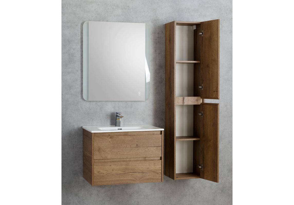 Приобрести пенал подвесной belbagno kraft-1600-2a-sc-rt-r 35 см, правый, rovere tabacco