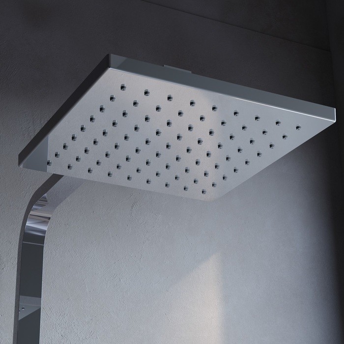 Приобрести iddis душевая система bild, квадратная d-200мм, хром bilsb1fi06