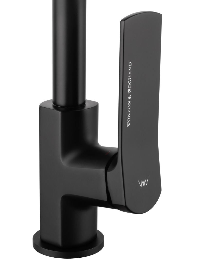 Приобрести смеситель для кухни wonzon & woghand, черный матовый (ww-l1006-mb)