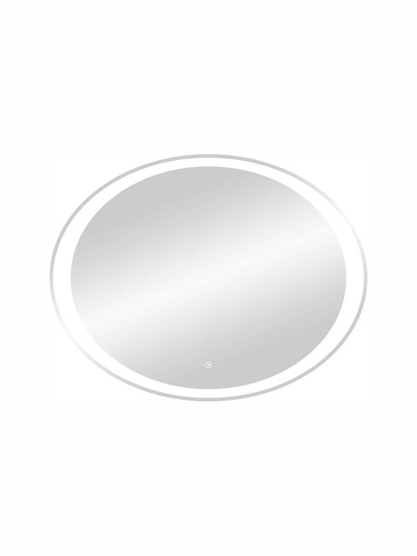 Приобрести continent зеркало с подсветкой credo 90х70 см, сенсорный включатель, белое