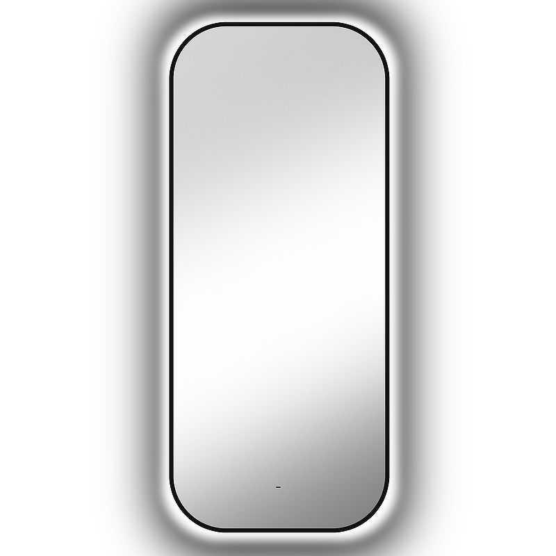 Приобрести continent зеркало с подсветкой torry 60х120 см, бесконтактный включатель, черное