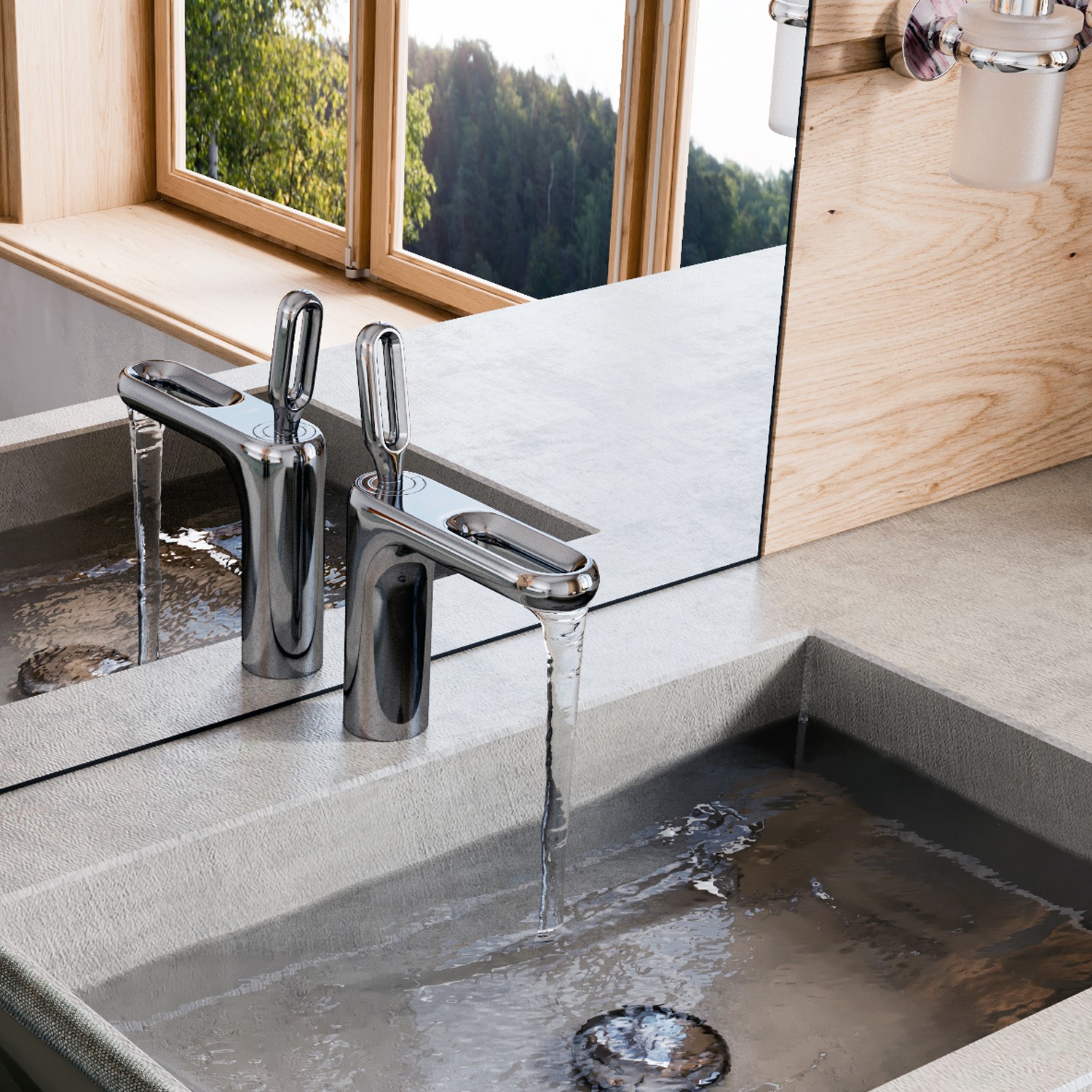 Приобрести wasserkraft смеситель для раковины kammel 1803, хром