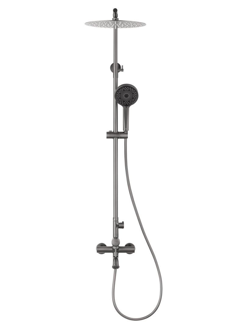 Приобрести душевая система wonzon & woghand tor, темный графит (ww-88047073-bgm)