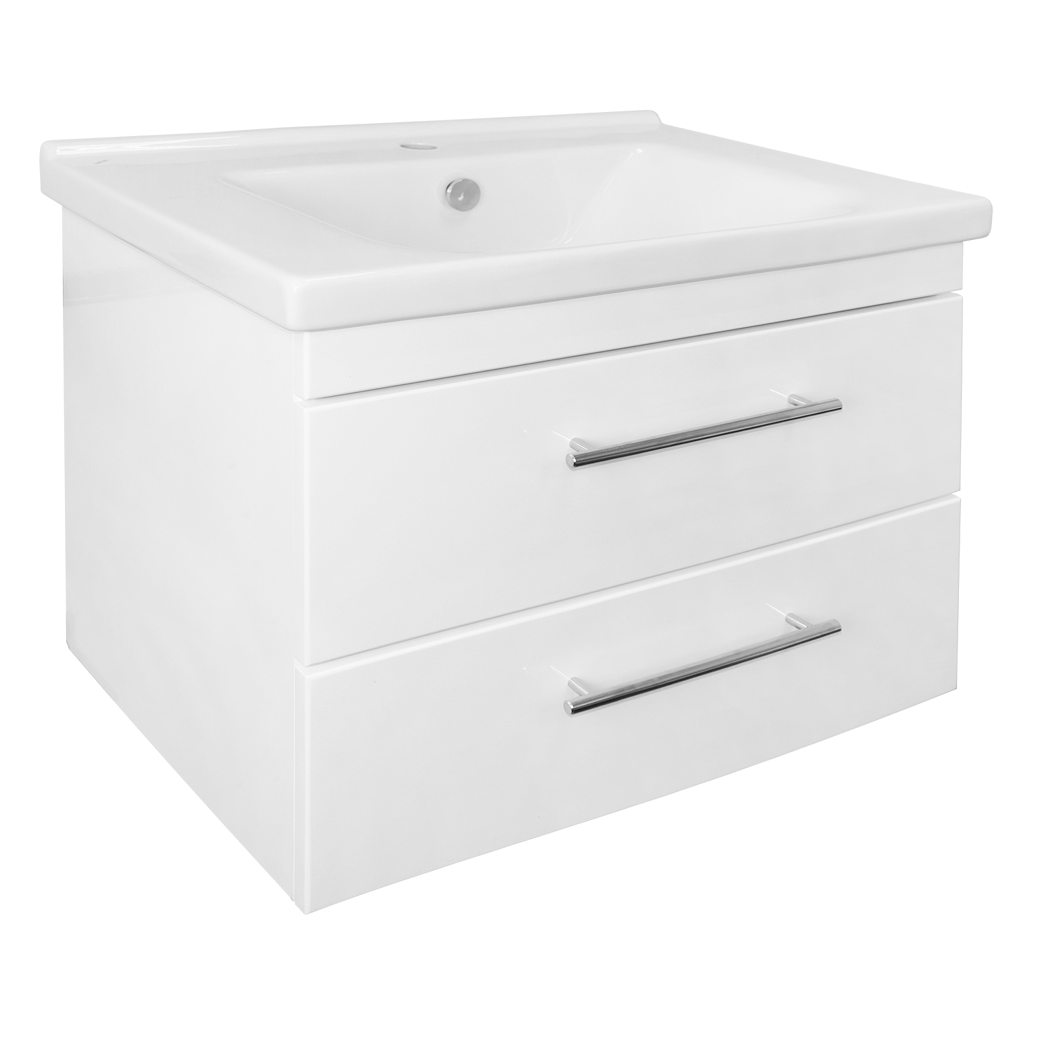 Приобрести loranto тумба подвесная с раковиной karina 70/2 70х45 см, белая (cs00086521)