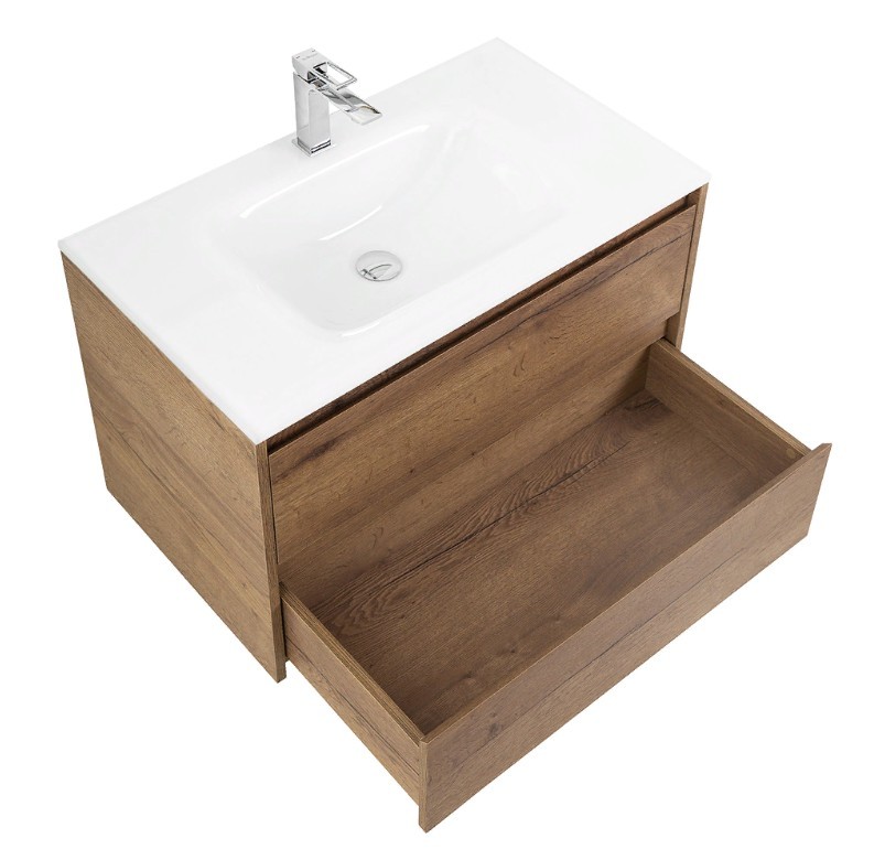 Приобрести тумба подвесная с раковиной belbagno kraft-1000-2c-so-rt 100 см, rovere tabacco