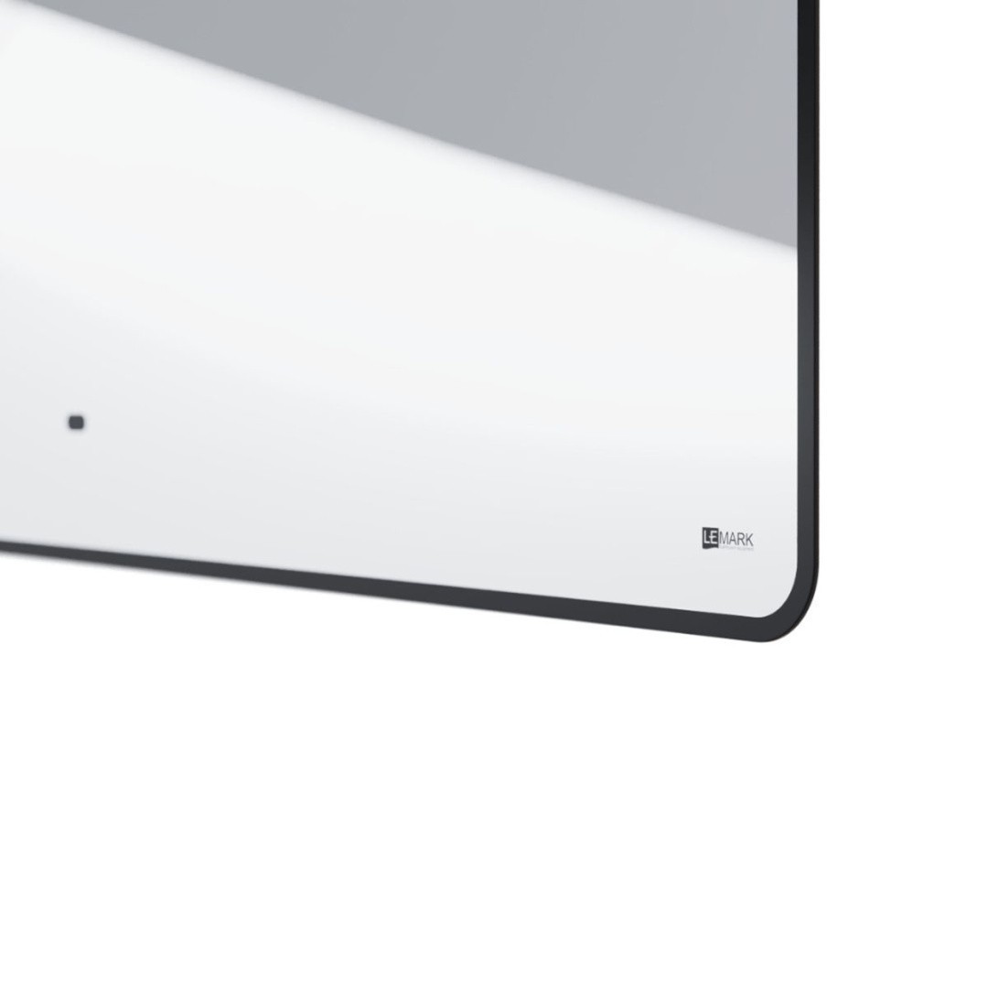 Приобрести lemark зеркало mioblack 45х80 см с подсветкой и подогревом, черное 