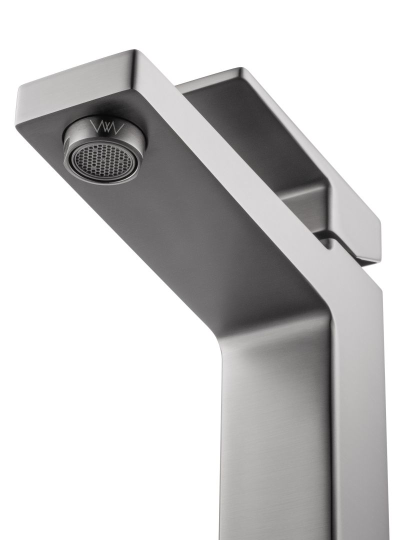 Приобрести смеситель для раковины wonzon & woghand cube 2.0, темный графит (ww-88018068-bgm)