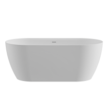 CEZARES Отдельностоящая ванна Solid Surface 150х75 см, белая CZR-RELAX-150-75-57-SSB