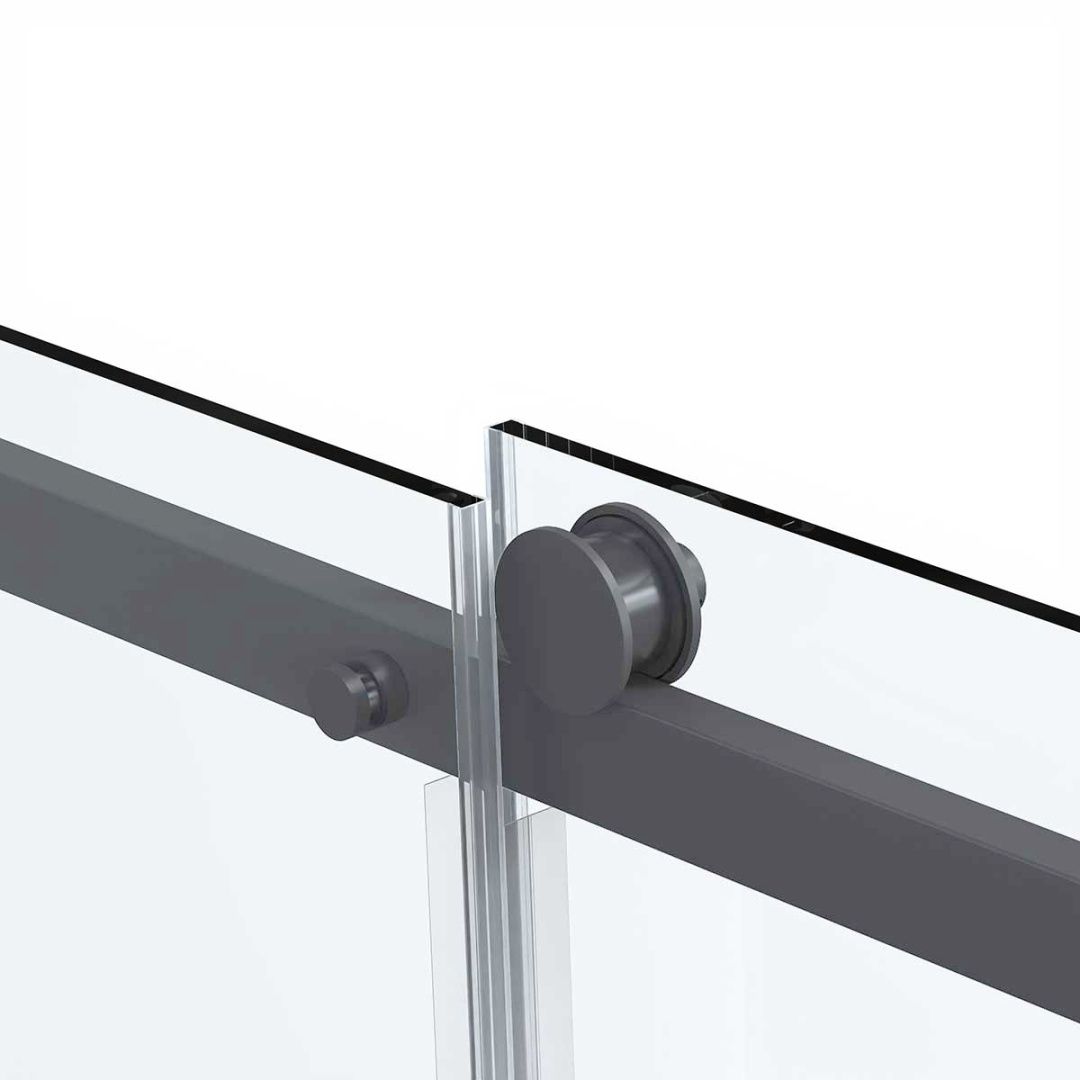 Приобрести vincea душевое ограждение como soft 110х100 см, прозрачное, оружейная сталь vsr-1cs1011clgm