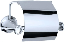 Boheme Держатель туалетной бумаги Puro, хром\кристаллы 10701